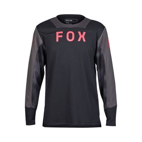 Koszulka Rowerowa Z D Ugim R Kawem Fox Junior Defend Taunt Black Fox