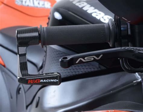 R G Racing Carbon Fiber Brake Lever Guard For Kawasaki Zx R