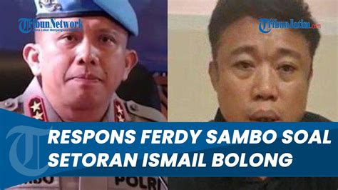 Respons Ferdy Sambo Terkait Namanya Dikaitkan Soal Viral Setoran Uang