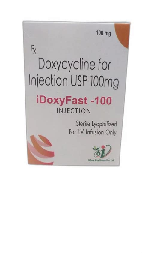 Doxang Idoxyfast Doxycycline For Injection Usp Mg At Rs Vial In