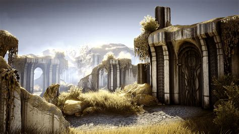 Overgrown Ruins in Environments - UE Marketplace