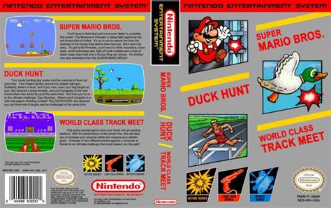 Super Mario Bros Duck Hunt World Class Track Meet Nintendo Nes