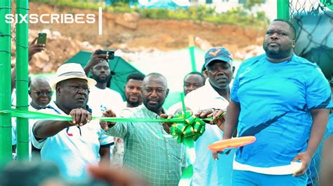 Nana Owiredu Wadie Inaugurates Sports Complex At Nkwatia Kwahu Youtube