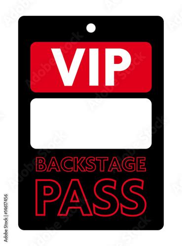 Pass Vip Backstage Stock Image And Royalty Free Vector Files On Pic 14617456