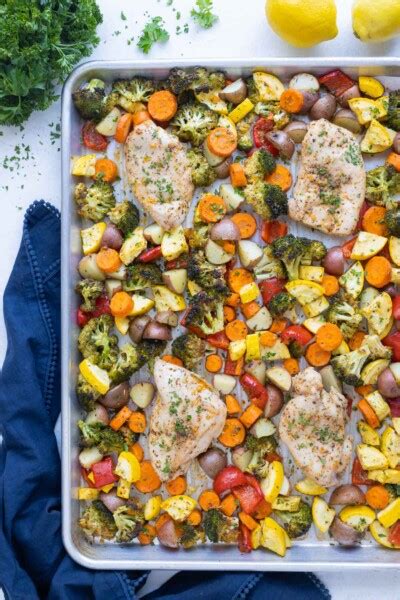 Sheet Pan Chicken And Veggies Evolving Table