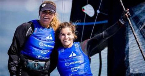 Martine E Kahena Disputam O Mundial De 49erFX Em Lanzarote