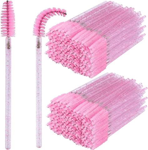 200Pcs Crystal Eyelash Mascara Brushes Wands Applicator Makeup Kits