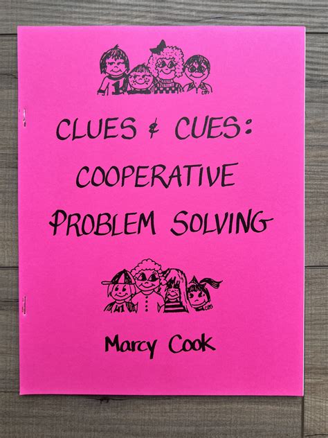 Clues And Cues Cooperative Problem Solving Marcy Cook Math