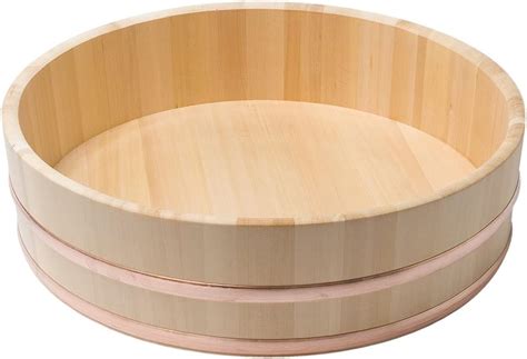 Amazon JapanBargain 4086 Cuenco japonés de madera Hangiri para