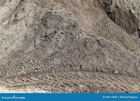 Sand and Stones on a Gravel Ground Texture in High Resolution Stock ...