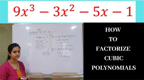 Polynomials Factor Theorem Class 9th Part 3 How To Factorize