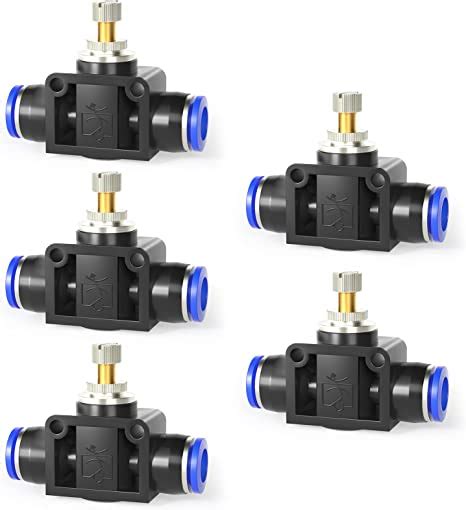 Ergaoboy Pcs Mm Od Air Flow Control Valve With Push To Connect