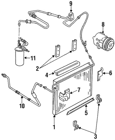 Condenser Compressor Lines For 1997 Ford Ranger OEM Parts Online