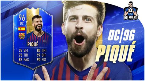 FIFA 19 PIQUÉ TOTS 93 Player Review ITA YouTube