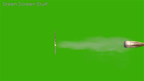 Green Screen Slow Motion Bullet 10000 Fps Youtube