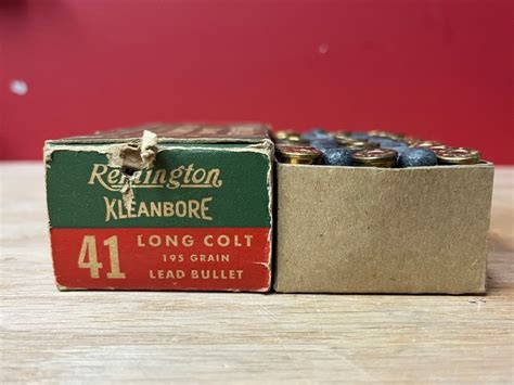 RARE Remington Klean Bore 41 Long Colt Ammo 195 GR OG Box 50 Rounds