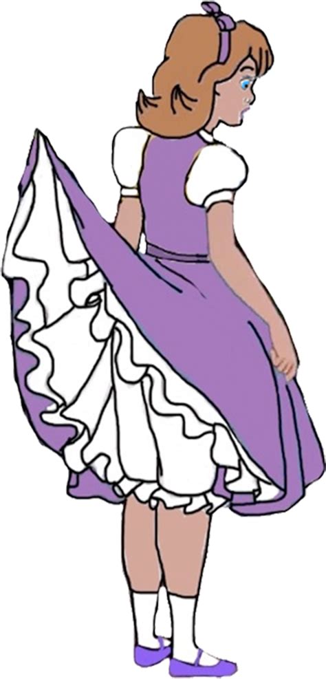 Mary's skirt lifted up by MrToonlover83 on DeviantArt