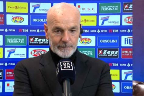 Milan Pioli Al Veleno Sul Futuro E Su Conte La Sua Rivelazione