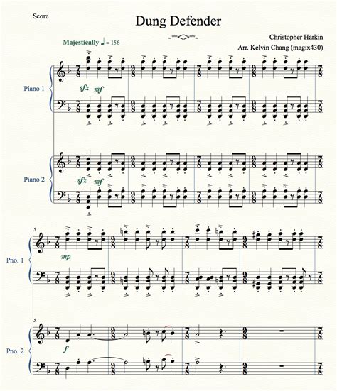 Dung Defender Hollow Knight Sheet Music Sheethost