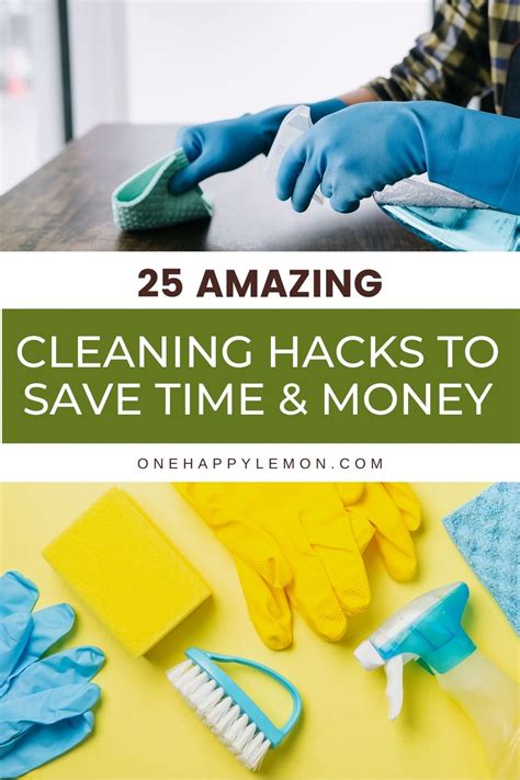 25 Amazing Cleaning Hacks To Save Time Money Cleaning Hacks