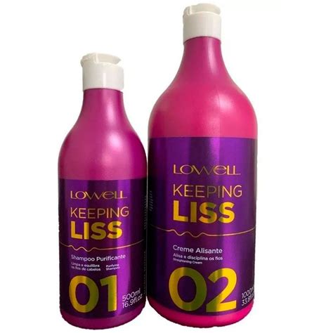 Lowell Keeping Liss Kit Progressiva Sem Formol em Promoção Ofertas na