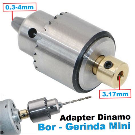 Jual Adapter Dinamo Motor Kepala Mata Bor Gerinda Mini Grinder Drill