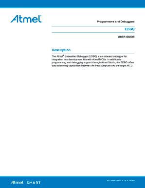 Fillable Online EDBG The Atmel Embedded Debugger EDBG Is An Onboard