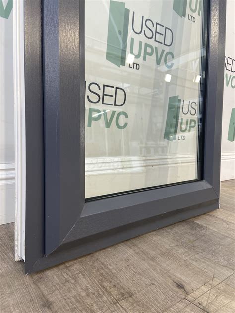 Munster Joinery Upvc Grey Fixed Window Green Doors