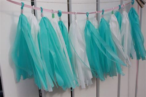 Tassel Garland Tutorial Baby Shower Table Decorations Cheap Birthday