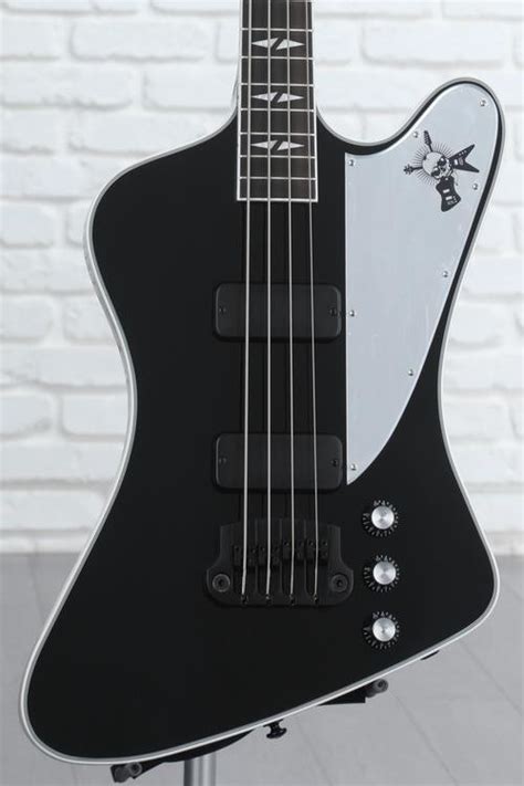 Gibson Gene Simmons G2 Thunderbird Bass Guitar Ebony Sweetwater