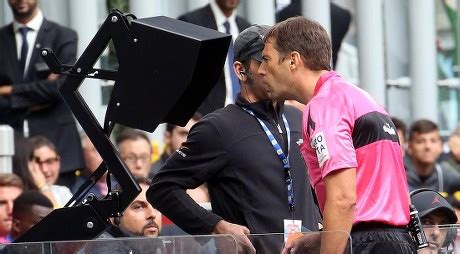 Referee Claudio Gavillucci Looks Replay Video Editorial Stock Photo