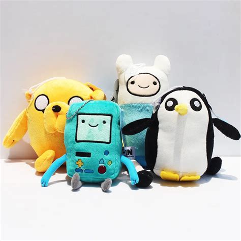 Adventure Time Plush Toys Jake Finn Beemo Bmo Penguin Gunter Ice King