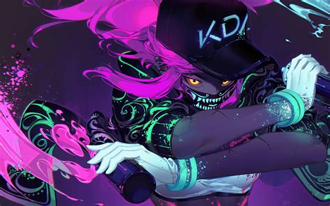 Kda Akali Lol 4k 3840x2160 19 Wallpaper Pc Desktop