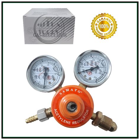 Jual SAMATO Regulator Las Acetylene Welding Regulator Acitilin