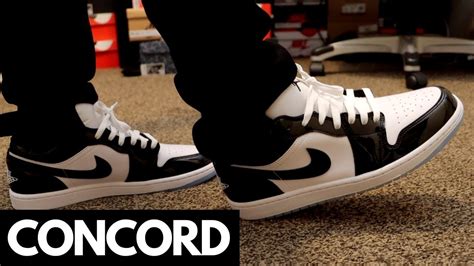 Jordan Low Se Concord Unboxing On Feet Youtube