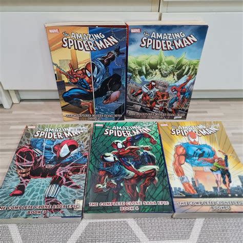 Marvel Spider Man Omnibus Complete Clone Saga Epic Book 1 To 5 Hobbies