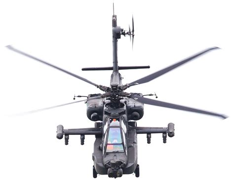 Apache Helicopter Front View