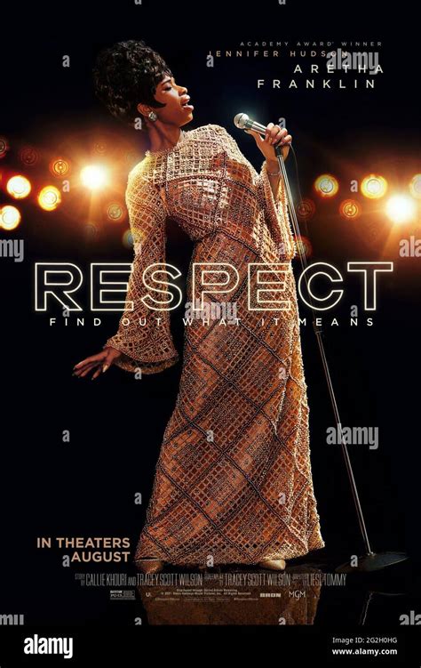 Stati Uniti Jennifer Hudson In He C Mgm Nuovo Film Respect