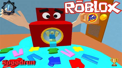 Roblox Speedrun Escape Evil Laundry Obby Min Ludaris Youtube