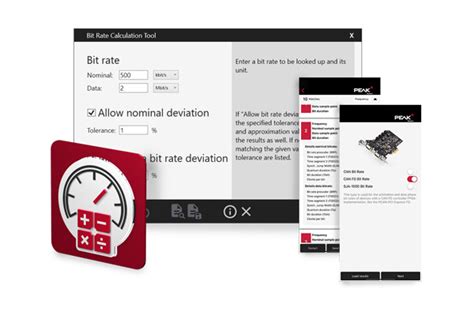 Bit Rate Calculation Tool Peak System