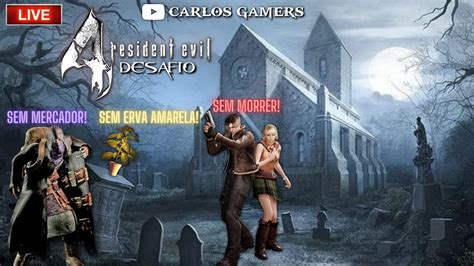 Live Zerando Resident Evil Desafio S Morrer S Mercador S Erva