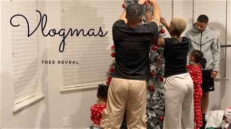 Tree Reveal Decorating Our Christmas Tree Vlogmas Youtube