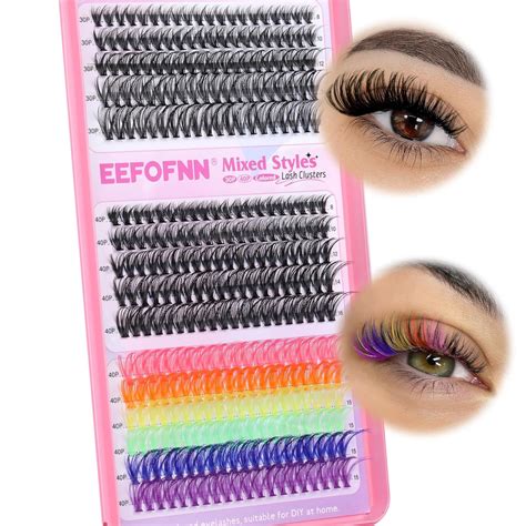 Amazon Eefofnn Natural Lash Clusters Diy Eyelash Extension Pcs