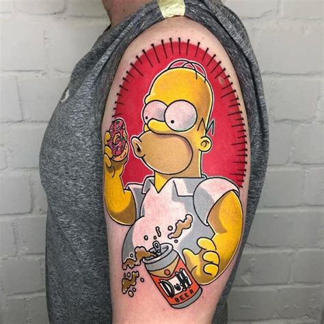 Tendance Tattoo 115 tatouages de dessins animés pour revivre votre