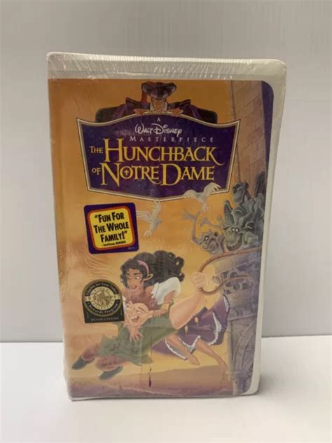 Walt Disney S The Hunchback Of Notre Dame Vhs Clamshell Case Brand New