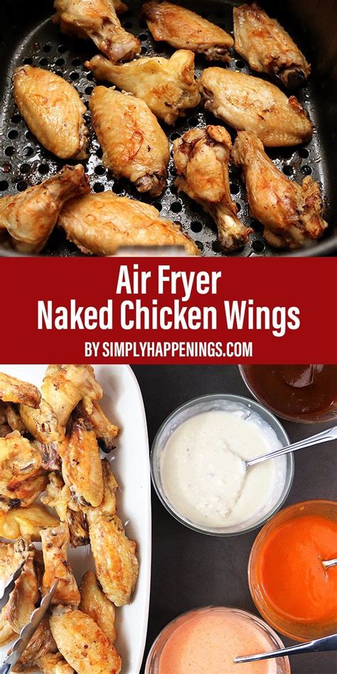 How To Make Air Fryer Naked Chicken Wings With The Option To Coat Them