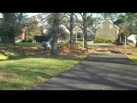 Leaf Removal Chris Orser Landscaping Youtube