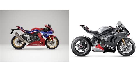 Motorrad Vergleich Honda Cbr Rr R Fireblade Sp Vs Ducati