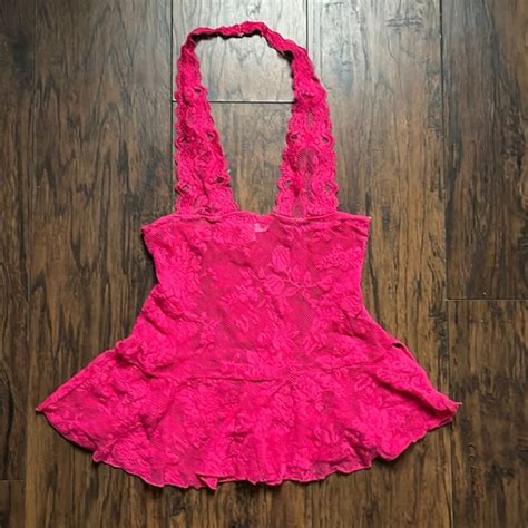 Victoria S Secret Intimates Sleepwear Victorias Secret Pink Lace Babydoll Lingerie Poshmark