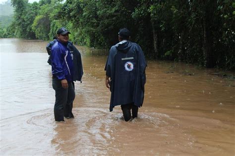 San Martín intensas lluvias incrementan el caudal del río Huallaga